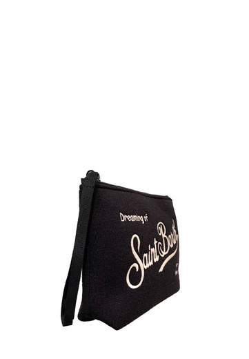 SAINT BARTH POCHETTE ALINE WOOL