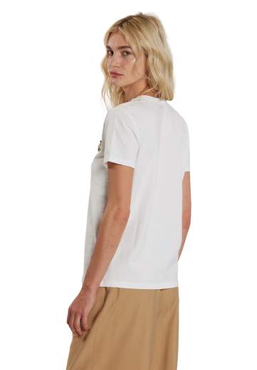 RELISH T-SHIRT ANIK CON APPLICAZIONE PIETRE E PERLE