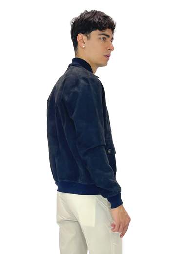 THE JACK LEATHERS GIUBBINO RIVERSIDE SEAMLESS IN SUEDE