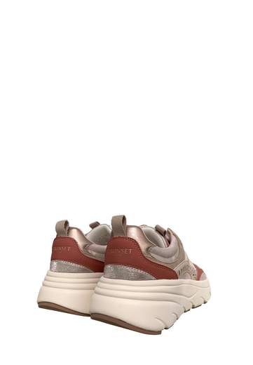 TWINSET SNEAKERS RUNNING IN PELLE