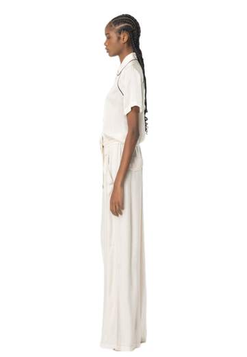 PINKO PANTALONE TWILL VISCOSA