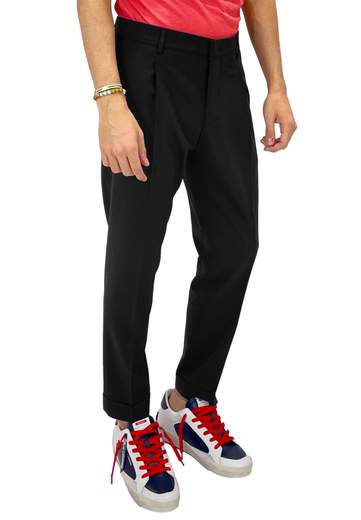 BE ABLE PANTALONI 1 PENCE CON RISVOLTO