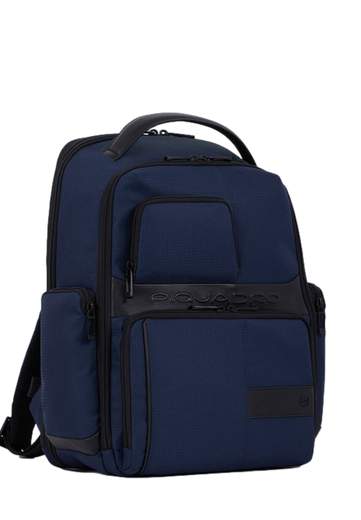 PIQUADRO ZAINO PORTA PC 15,6'' IN TESSUTO E PELLE