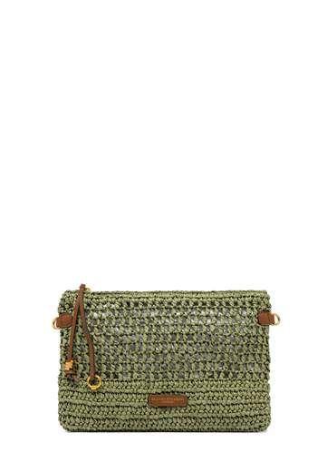 GIANNI CHIARINI CLUTCH IN PAGLIA CROCHET NEFELI