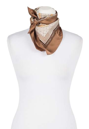 TWINSET FOULARD IN TESSUTO STAMPATO