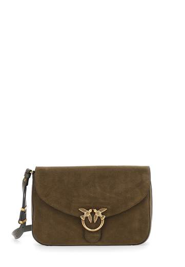 PINKO LOVE SATCHEL CLASSIC SUEDE