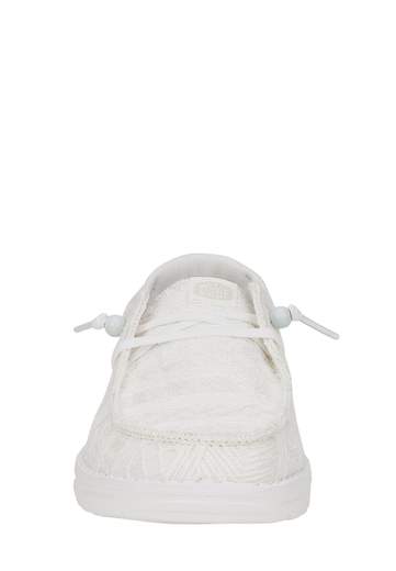 HEY DUDE SNEAKERS WENDY CROCHET LACE