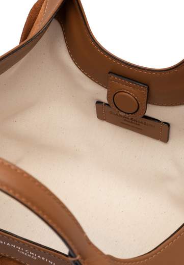 GIANNI CHIARINI BORSA INTRECCIATA IN CAMOSCIO DUA