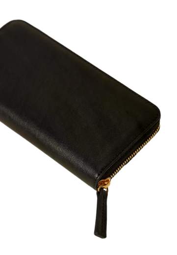 TWINSET PORTAFOGLI ZIP AROUND IN PELLE