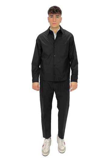 BE ABLE OVERSHIRT LEROY IN MISTO COTONE