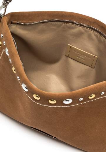 GIANNI CHIARINI BORSA IN CAMOSCIO CON BORCHIE ELISA