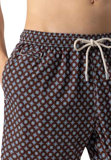 SAINT BARTH COSTUME STRETCH STAMPA GEOMETRICA