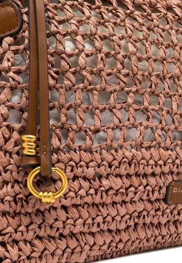 GIANNI CHIARINI CLUTCH IN PAGLIA CROCHET NEFELI