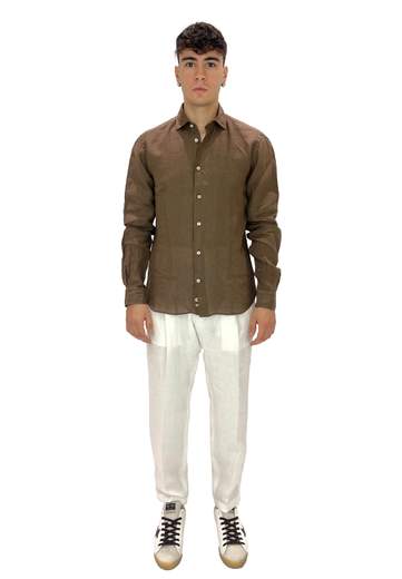 MASTRICAMICIAI CAMICIA 100% LINO