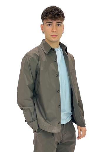 BE ABLE OVERSHIRT LEROY IN STRETCH POPELINE