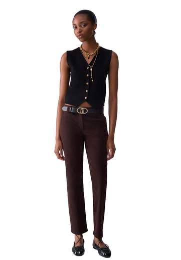 LIU JO PANTALONI SIGARETTA CROPPED