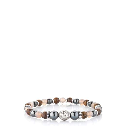 GERBA BRACCIALE WILLIAMS PIETRE E ARGENTO