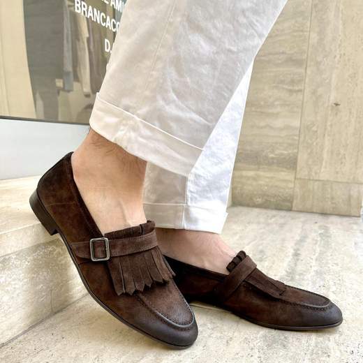MANIFATTURE ETRUSCHE MOCASSINO CON FRANGIA