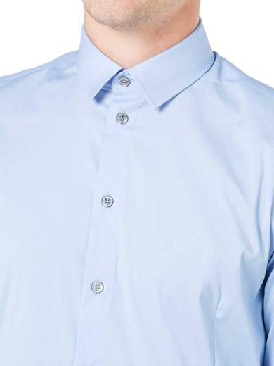 PATRIZIA PEPE CAMICIA IN POPELINE DI COTONE STRETCH