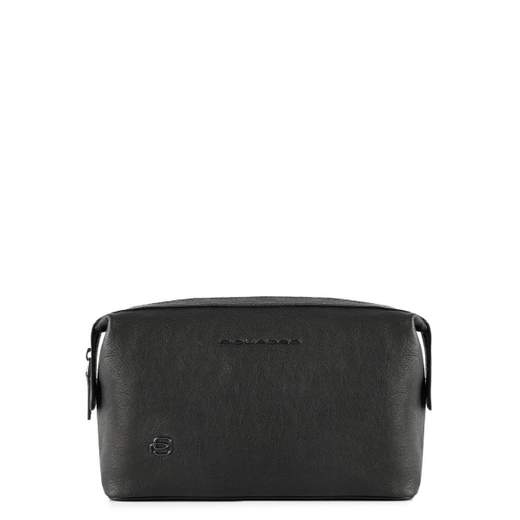 PIQUADRO NECESSAIRE IN PELLE BLACK SQUARE
