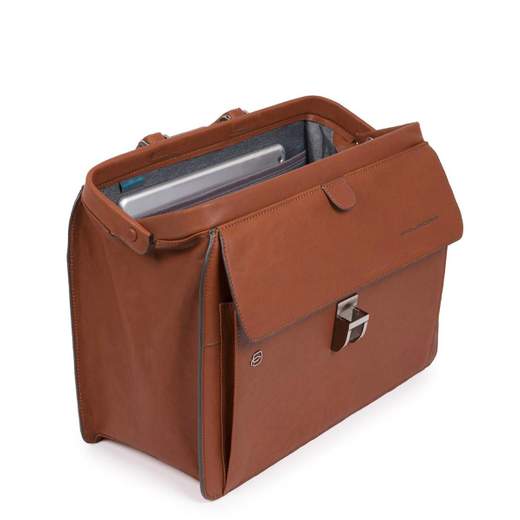 PIQUADRO BORSA MEDICO BLACK SQUARE