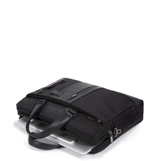 PIQUADRO CARTELLA 2 MANICI PC 15,6'' IN TESSUTO RICICLATO