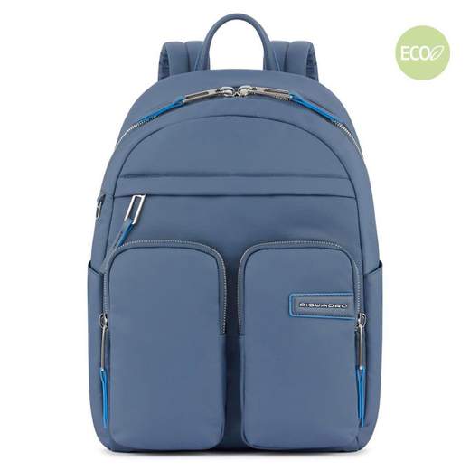 PIQUADRO ZAINO PORTA PC 14'' IN TESSUTO RICICLATO