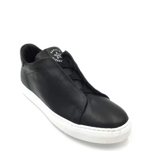 DANIELE ALESSANDRINI SNEAKER BASSA CON LACCI ELASTICI