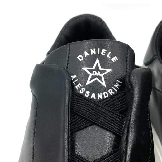 DANIELE ALESSANDRINI SNEAKER BASSA CON LACCI ELASTICI