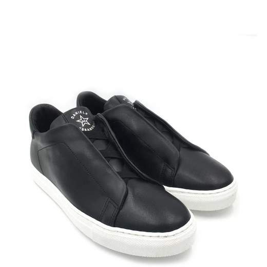 DANIELE ALESSANDRINI SNEAKER BASSA CON LACCI ELASTICI