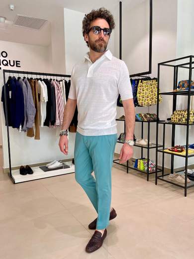 ENTRE AMIS PANTALONI TK AMERICA CORTO