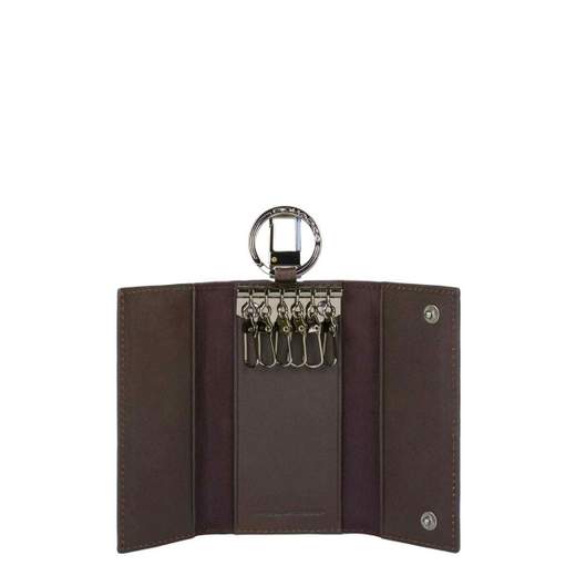 PIQUADRO PORTACHIAVI CON MOSCHETTONE BLACK SQUARE