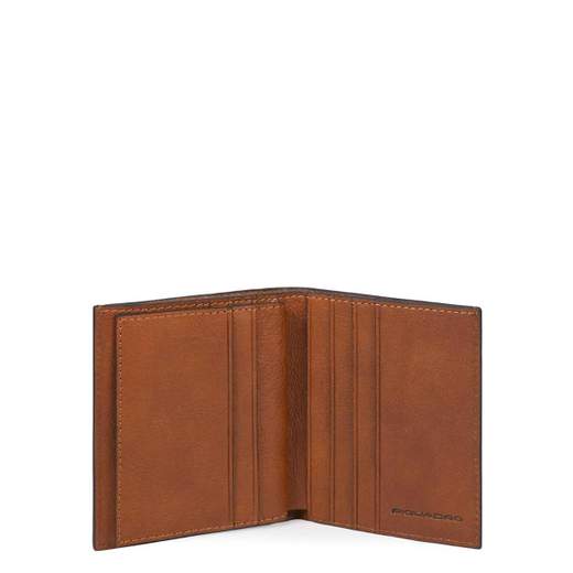 PIQUADRO PORTACARTE VERTICALE BLACK SQUARE