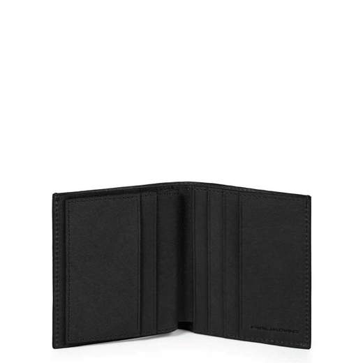 PIQUADRO PORTACARTE VERTICALE BLACK SQUARE