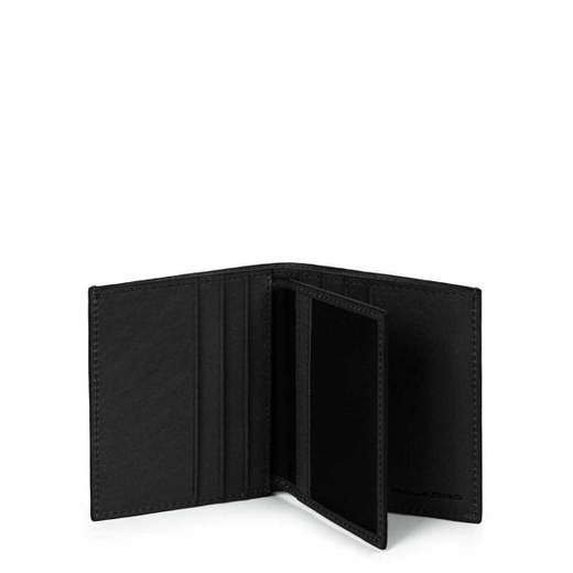PIQUADRO PORTACARTE VERTICALE BLACK SQUARE