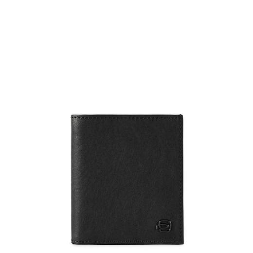 PIQUADRO PORTACARTE VERTICALE BLACK SQUARE