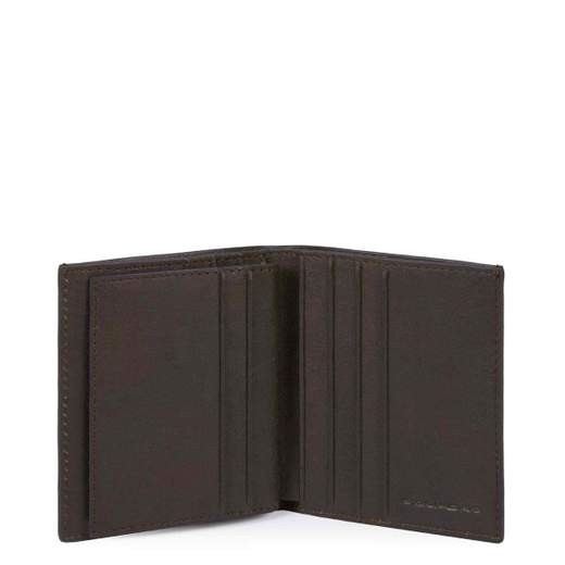 PIQUADRO PORTACARTE VERTICALE BLACK SQUARE
