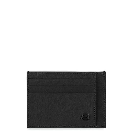 PIQUADRO BUSTINA PORTACARTE BLACK SQUARE