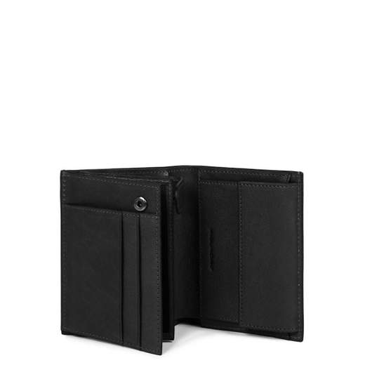 PIQUADRO PORTAFOGLI VERTICALE CON PORTAMONETE