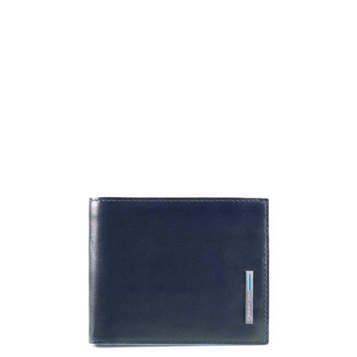 PIQUADRO PORTAFOGLI PORTAMONETE BLUE SQUARE