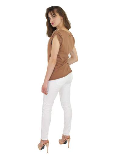 RELISH PANTALONE FLOORA PUSH UP IN COTONE
