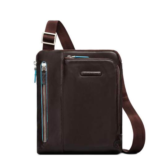PIQUADRO BLUE SQUARE TRACOLLA PELLE