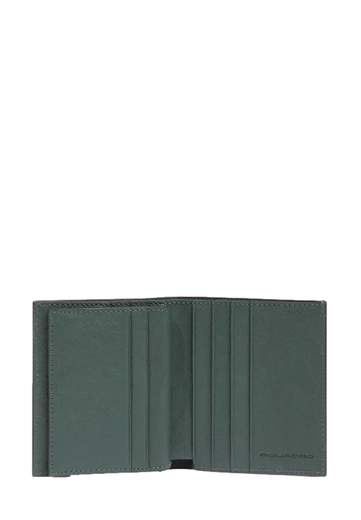 PIQUADRO PORTACARTE VERTICALE BLACK SQUARE