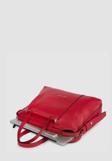 PIQUADRO CARTELLA PORTA PC 14'' IN PELLE