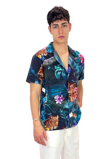 MOVE CAMICIA STAMPA MULTICOLOR