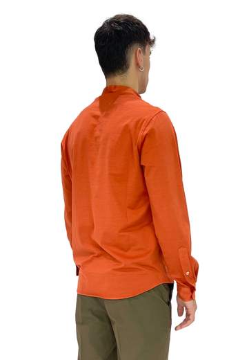 FILIPPO DE LAURENTIIS CAMICIA COREANA IN JERSEY