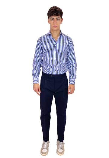 BE ABLE PANTALONI DOPPIA PENCES CON RISVOLTO