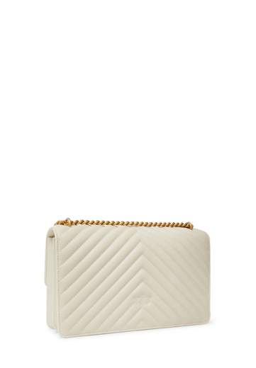 PINKO BORSA LOVE ONE CLASSIC NAPPA CHEVRON
