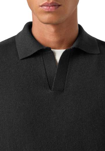 SAINT BARTH POLO SKIPPER IN LANA MERINO E CASHMERE