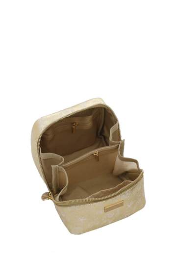 CAMOMILLA BEAUTY BAG S SHELL SHINE ORO